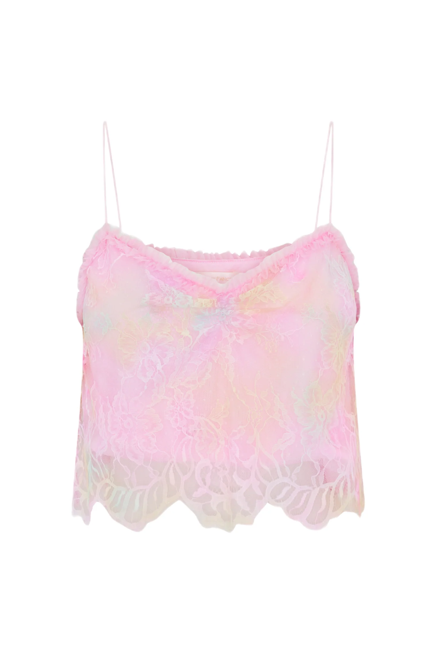 Ferni Tie-Dye Lace Cami Top - Mymoui