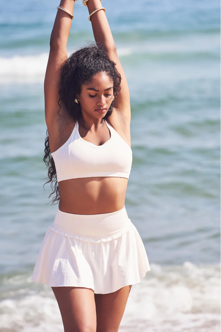 Aiden Bow Print Sports Bra - Mymoui